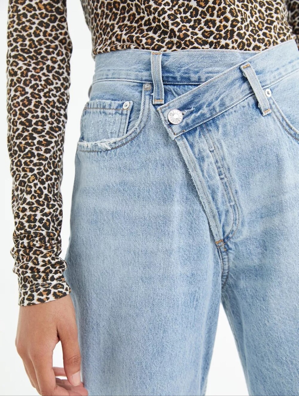 Agolde Criss Cross Jeans Light Wash 28